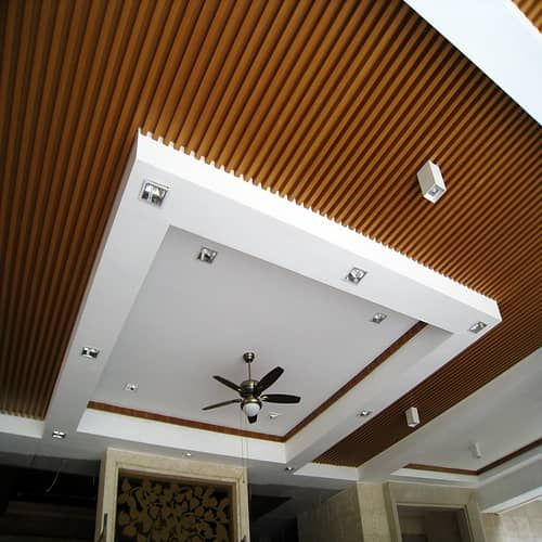 Beste WPC-planker |PVC panel tak design