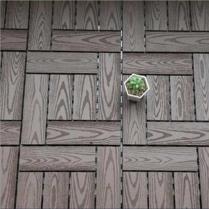 Balcony and Garden DIY WPC Deck Tiles Rimu Series