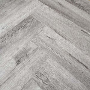 4MM Gray Oak Herringbone SPC Flooring
