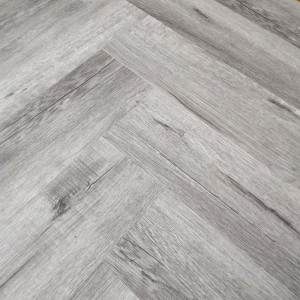 4MM Gray Oak Herringbone SPC Flooring