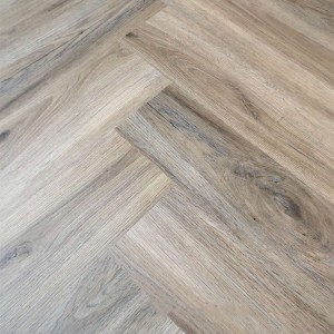 4MM Gray Oak Herringbone SPC Flooring