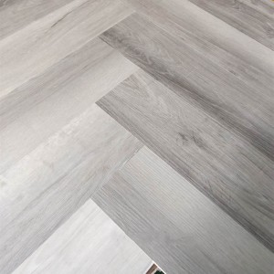 4MM Gray Oak Herringbone SPC Flooring