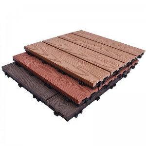 Balcony and Garden DIY WPC Deck Tiles Rimu Series