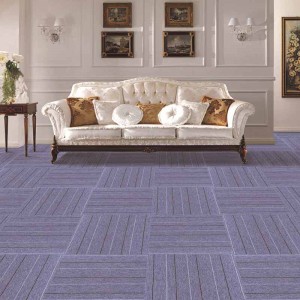 China Loop Pile Blue Carpet DK Series