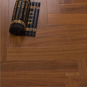 12mm Herringbone Natural Oak Hardwooden Flooring