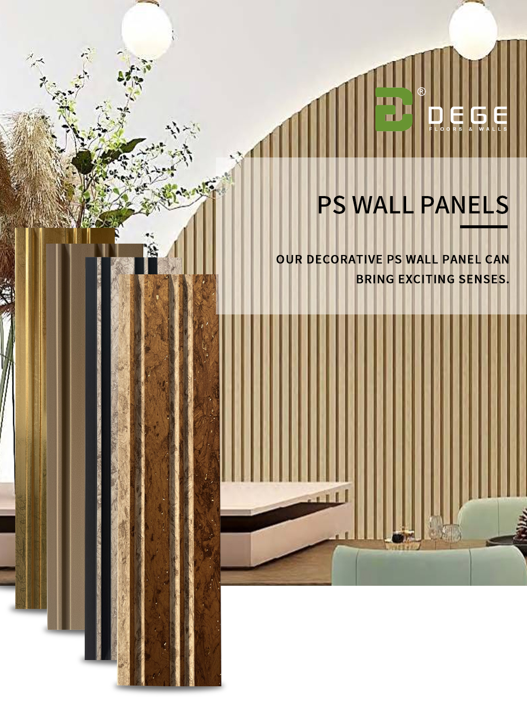 Interior Decorative PS Wall Panels Installation (1)