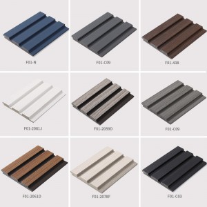 Factory Free sample Outdoor Wpc Wall Panel - INDOOR 3D PS WALL PANEL LOUVERS: F01 – DEDGE