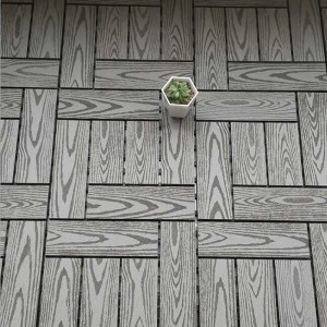 Balcony and Garden DIY WPC Deck Tiles Rimu Series