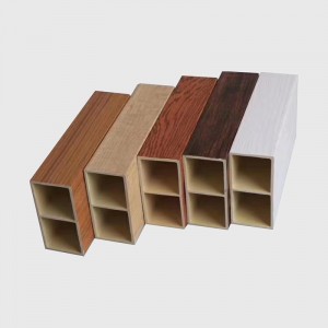 Plastic Wpc Timber Tube for Offices and Hotel Wall