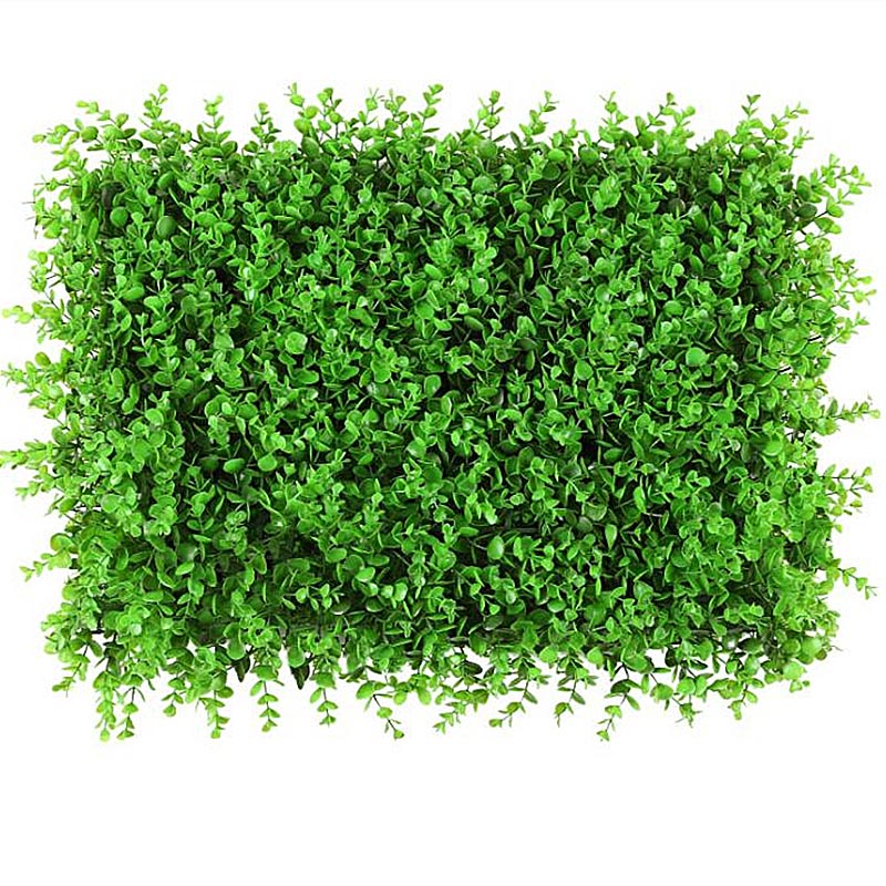 Herbe de mur vert artificiel pour le fond