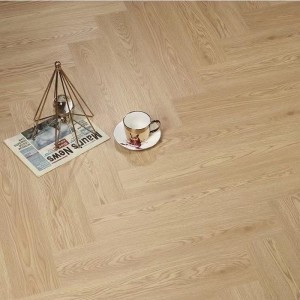 5MM Natural Oak Herringbone SPC Vinyl  Flooring