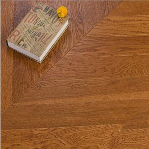 Chevron T & G Lock Gold Oak Endezyariya Flooring