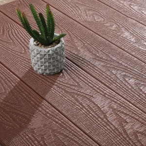 3D Wood Plastic Composite Floor Deluxe Series