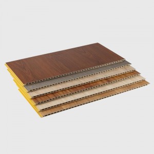 Revestiment de panells de paret de bany 100% impermeable - textura de fusta