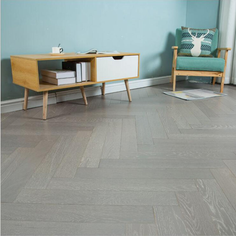 Gray T&G Herringbone Engineered Oak Flooring Featured Image