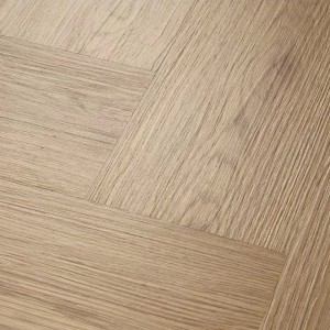 5MM Natural Oak Herringbone SPC Vinyl  Flooring