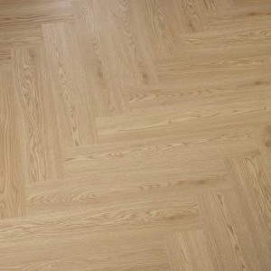 Factory best selling Wpc Decking Floor - 5MM Natural Oak Herringbone SPC Vinyl  Flooring – DEDGE