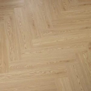 5MM Natural Oak Herringbone SPC Vinyl  Flooring