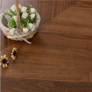 Natural Walnut Chevron Timber Wooden Flooring