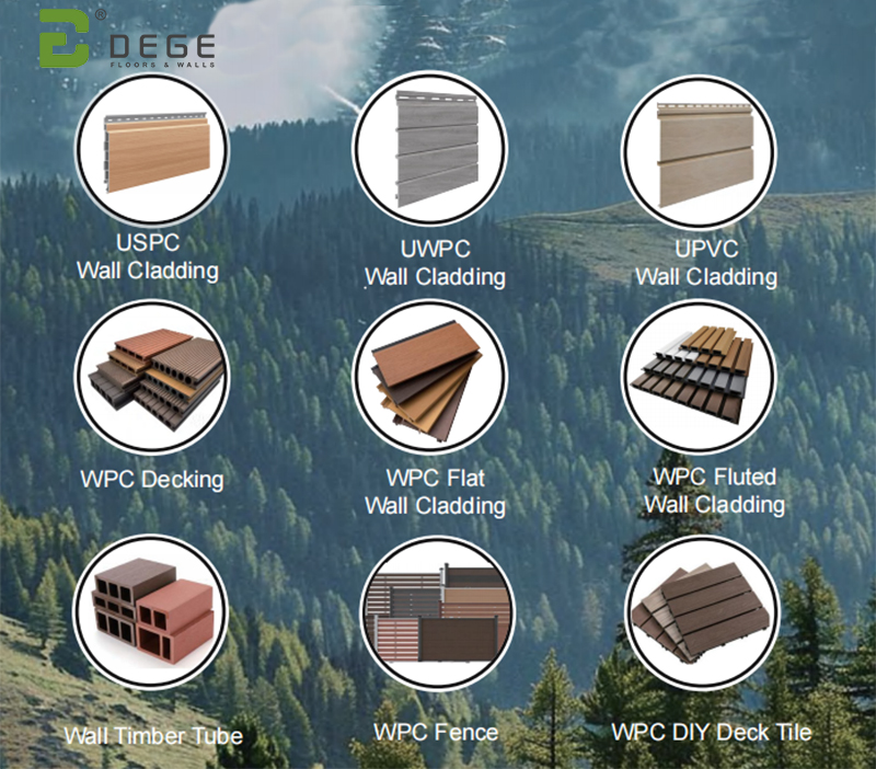 DEGE OUTDOOR PRODUCTS CLADDING AND DECKING