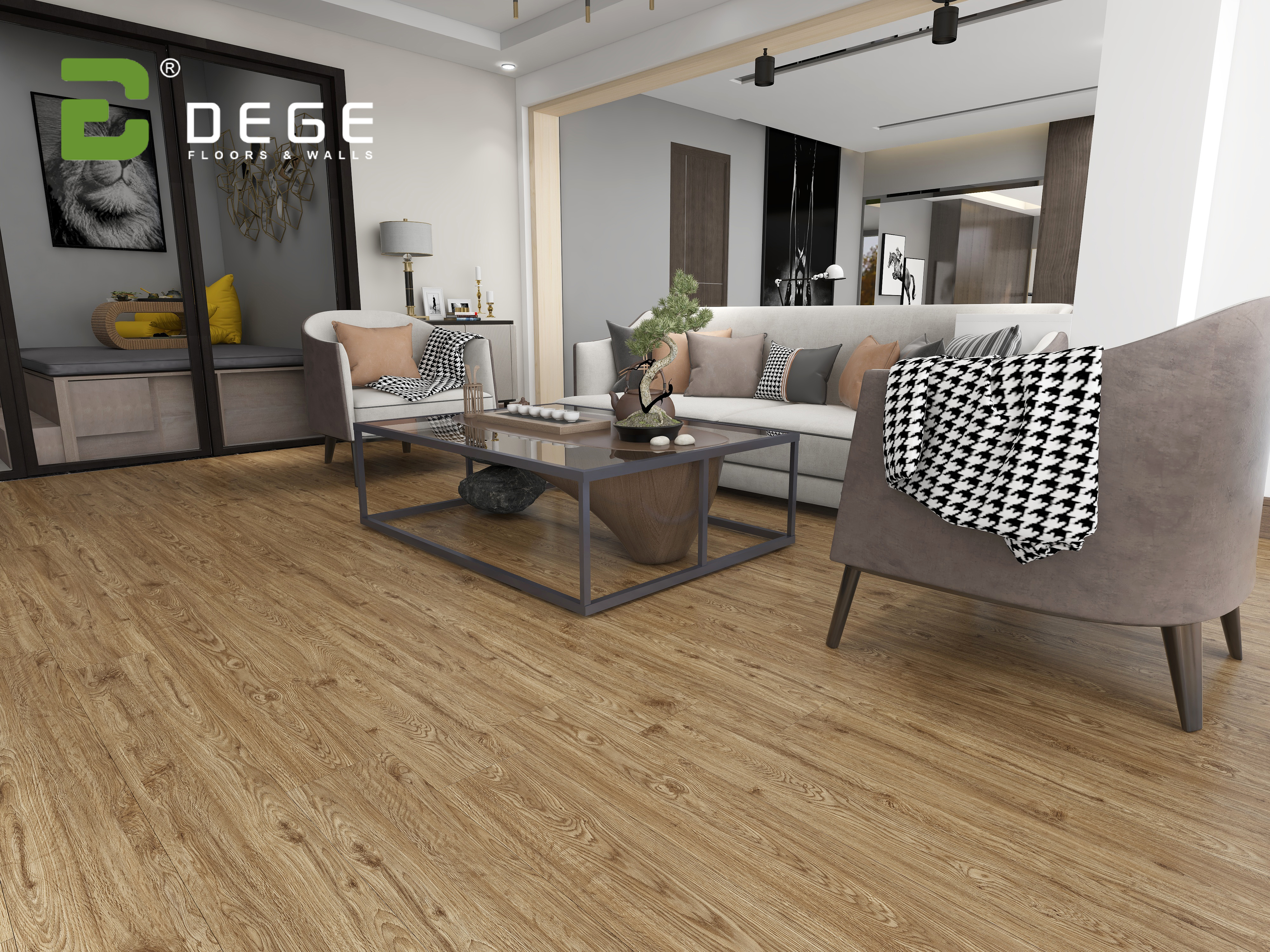What series of patterns (surface layers) of spc flooring are available?